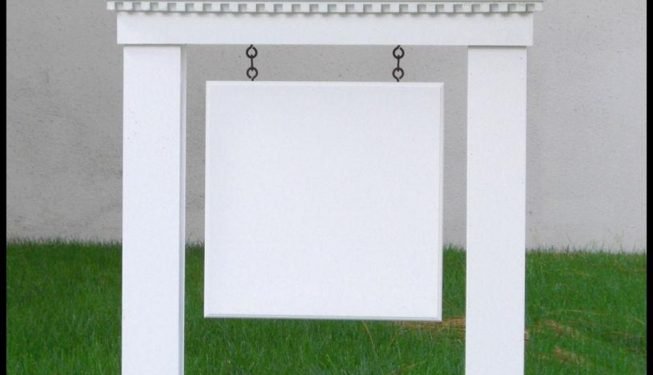Custom post and panel signs orlando florida blank