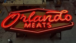 orlando meats business sign