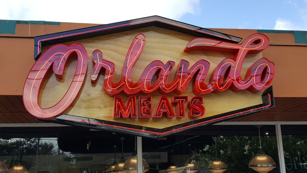 orlando meats business sign